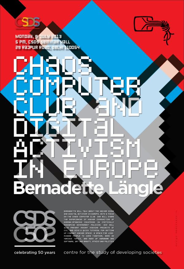 Sarai - Bernadette Langle - CCC and Digital Activism in Europe - Poster